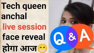 Tech queen anchal is livesunday special Live youtube channel promotion