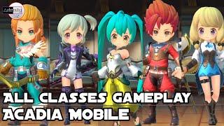 Gameplay All Classes Draconia SagaAcadia M MMORPG Mobile on Android