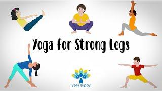 Yoga Poses for Strong Legs for Kids  Improve Flexibility  Yoga for Children  Yoga Guppy