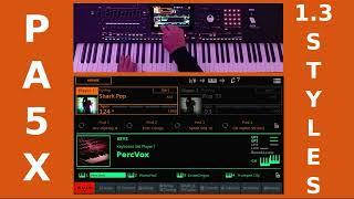 KORG Pa5X - Update 1.3 - the new POP Styles - played without talking -Detlef Jakobsmeyer 2024