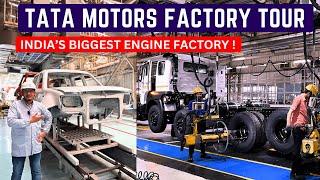 Tata Motors Factory FULL Tour - Indias Biggest Engine Factory  How Its Made Tata Motors Pune Plant