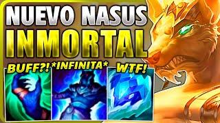 ¡WTF RIOT el *NUEVO BUFFAZO* de NASUS le DA LA ULTI CASI PERMANENTEMENTE y ROBO DE VIDA INFINITO