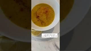 Traditional Lebanese Lentil Soup Recipe  Authentic Easy and Quick Meal