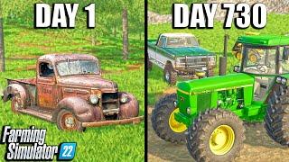 I SPENT 2 YEARS BUILDING A FARM WITH $0 AND A TRUCK - SURVIVAL FARMING