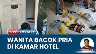 Ibu Gendong Anak Bacok Lelaki di Dalam Kamar Hotel Melati di Bojonegoro Pelaku Diburu Polisi