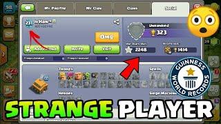 YOU WONT BELIEVE THIS STRANGE PLAYER IN CLASH OF CLANS