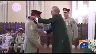 General Nadeem Raza Ko President Arif Alvi Ne Nishan-e-Imtiaz Militiary Ata Kar Diya