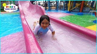 Water Parks for Kids and Splash Pads with Ryans Family Review
