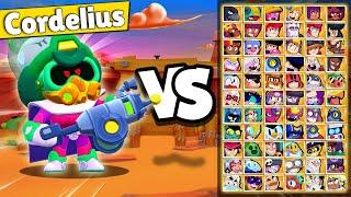 Cordelius VS Every Brawler in 4 minutes Brawl Stars