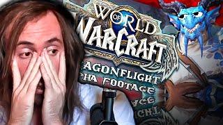 Asmongold Reacts to Taking Flight in WoW Dragonflight  by Platinum WoW