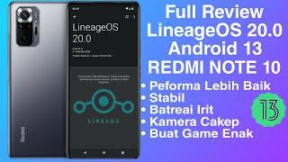 Full Review LineageOS 20 Android 13 Redmi Note 10 Ternyata Memang Lebih Ringan Dari Rom Bawaan