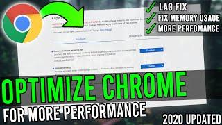 How To Optimize Google Chrome For More Performance   Fix 100% Memory Usage And Make Chrome Faster