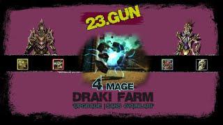 Knight Online  4 Mage ile Draki Farm  Upgrade - Shell Kırdırma  #23Gün