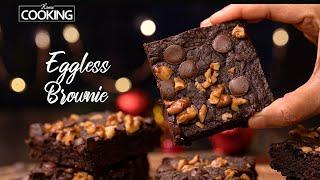 Eggless Brownie Recipe  Chocolate Brownie Recipe  Fudgy Brownies  Dessert Recipe  Brownie Recipe