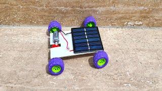 How To Make A Solar Mini Car - Free Electric Car