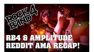 Rock Band 4 & Amplitude Harmonix Reddit AMA Summary