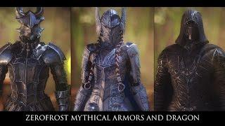 TES V - Skyrim Mods Zerofrost Mythical Armors and Dragon