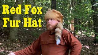 How to make a Red Fox Fur Hat  Going Primitive episode 2