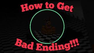 How to Get Bad Ending Badge  man behind the slaughter  Roblox
