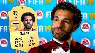 10 Footballers ANGRY at their *NEW* FIFA 19 Ratings Ronaldo Salah & Messi