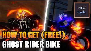 AUT How to get Ghost Rider or Hell Cycle For FREE  A Universal Time Roblox