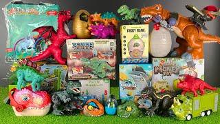 Jurassic World Unboxing Review T-rex Triceratops Velociraptor Shark Dragon Dinosaur Egg