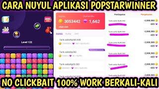 BerhasilCara nuyul Aplikasi Popstar Winner Sukses WD Rp300.000  Aplikasi penghasil uang 2023