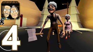 Grandpa And Granny Escape - Gameplay Walkthrough Part 4 - Christmas Chapter iOS Android