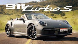 Porsche 911 Turbo S Cabriolet 2023 - O CONVERSÍVEL MAIS INSANO DO PAÍS FAZ 0 A 100 KMh EM 27s