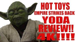 HOT TOYS STAR WARS THE EMPIRE STRIKES BACK YODA 16 SCALE FIGURE REVIEW 4K