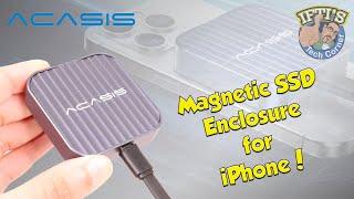 The Magnetic 2230 NVMe SSD Enclosure for iPhone by Acasis  REVIEW