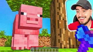 ماینکرفت ولی کل دنیا 10 برابر شده  Minecraft10x