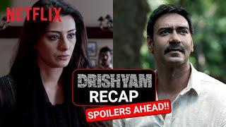 Drishyam Recap In 3 Minutes  Spoiler Warning  Ajay Devgn Tabu Shriya Saran  Netflix India