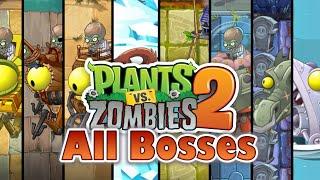 Plants vs Zombies 2 - ALL BOSSES + DIALOGUE 4K HD