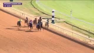 LONG RANGE TODDY loses by a neck in the Grade 2 Phoenix Stakes at Keeneland