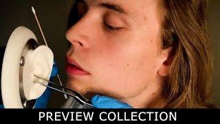 ASMR DEEP Ear Cleaning Preview Collection for Sleep & Tingles up close whispering ear to ear