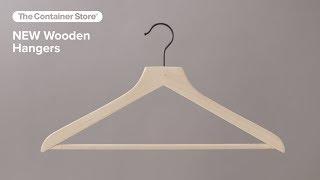 The Container Store Exclusive Wooden Hangers