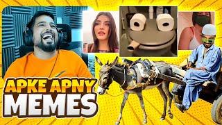 Apke apny memes  meme reaction 