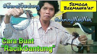 Cara buat racik gantungJerat Burung Ruak ruakAring wak wak.#JeratGantung #BirdTrap