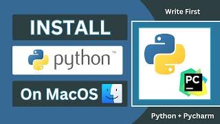 Install Python on MacOS  Setup python and Pycharm on Mac