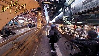 Esk8 through NYC My First Commute on an Electric Skateboard 4K