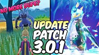 UPDATE on Forgotten Patch 3.0.1 for Pokemon Scarlet Violet