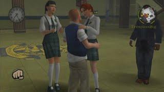 BULLY  Jimmy Kissing Angie and Christy at the same time PS3 1080p