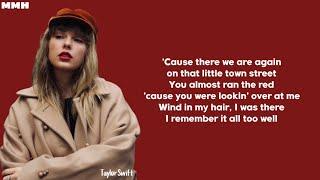 Taylor Swift - All Too Well 10 Minute Version Taylors Version From The Vault Lyrics