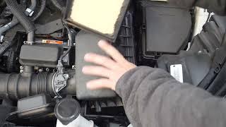 2021-2023 Toyota Sienna Engine air filter replacement