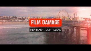 DIY Film Damage - Film Flash-Light Leaks