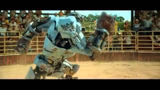 real steel - Ambush vs Black Thunder poor robot defeated by a bull