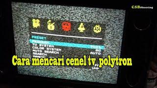 Cara memprogrammencari cenel tv merek polytron