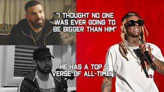 Rappers Talking About Lil Wayne Eminem Drake Mac Miller Kendrick Lamar Jack Harlow & more