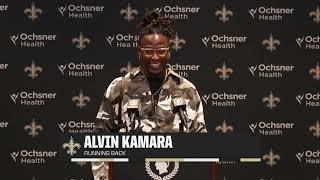 Alvin Kamara talks Win Saints Fans  Saints-Panthers Postgame  2024 NFL Week 1